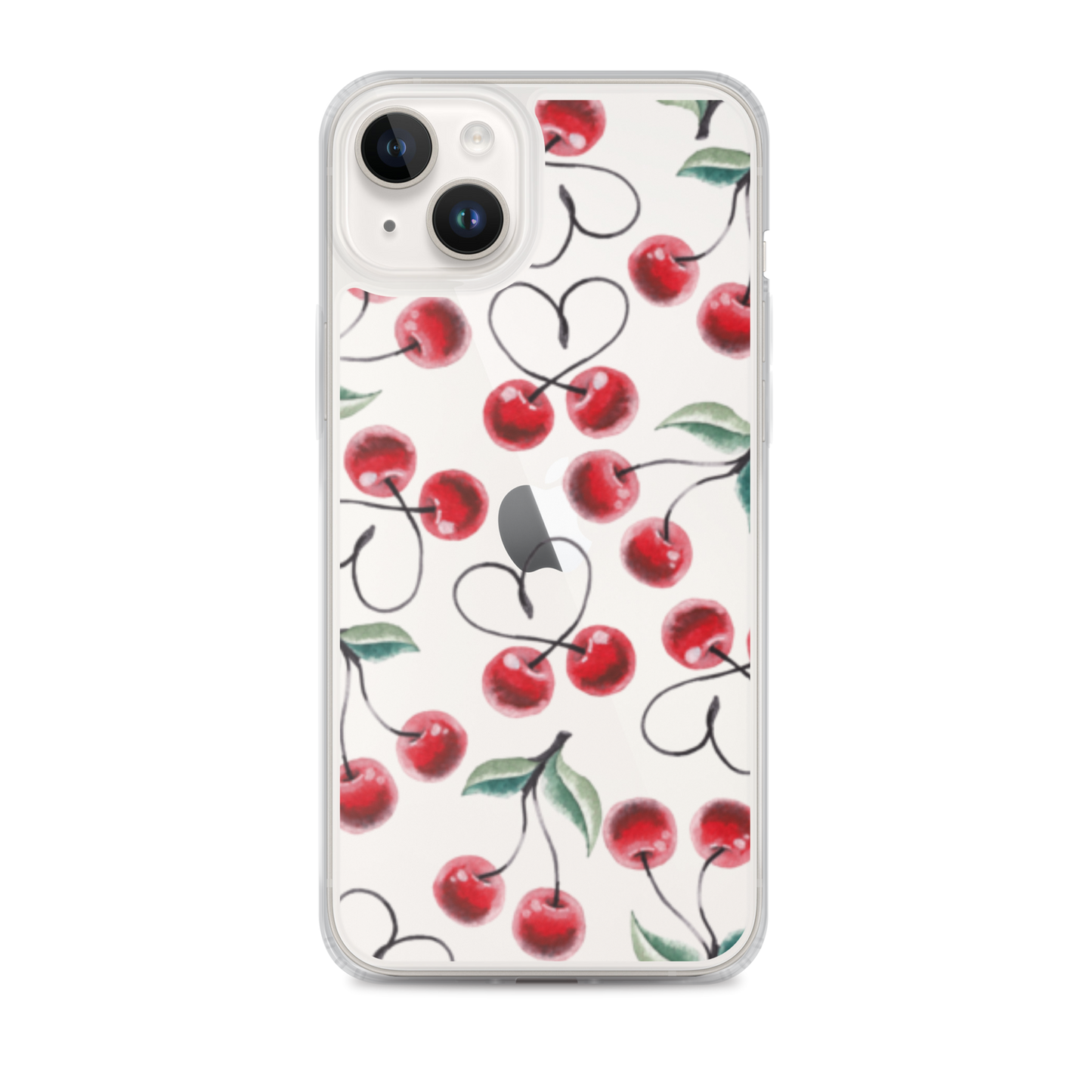 Clear Case for iPhone® Cherry Lots of Love