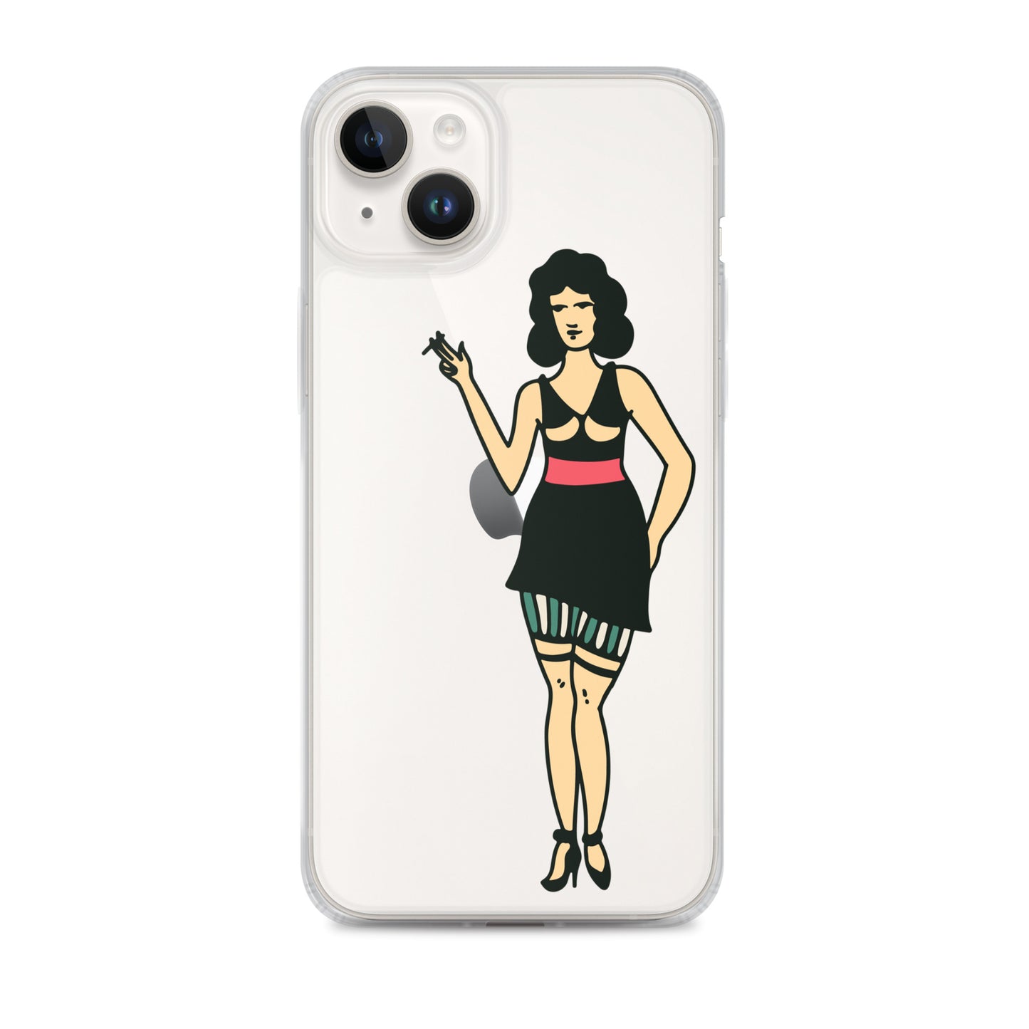 Clear Case for iPhone® Tattoo Woman 2