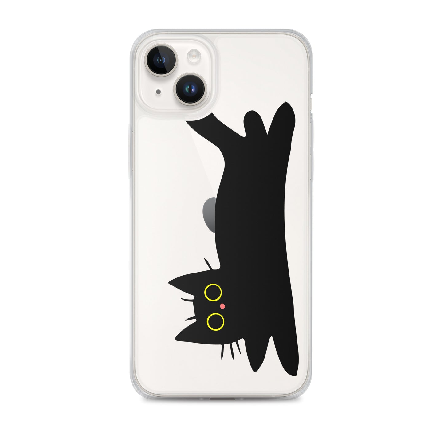 Clear Case for iPhone® Black Cat