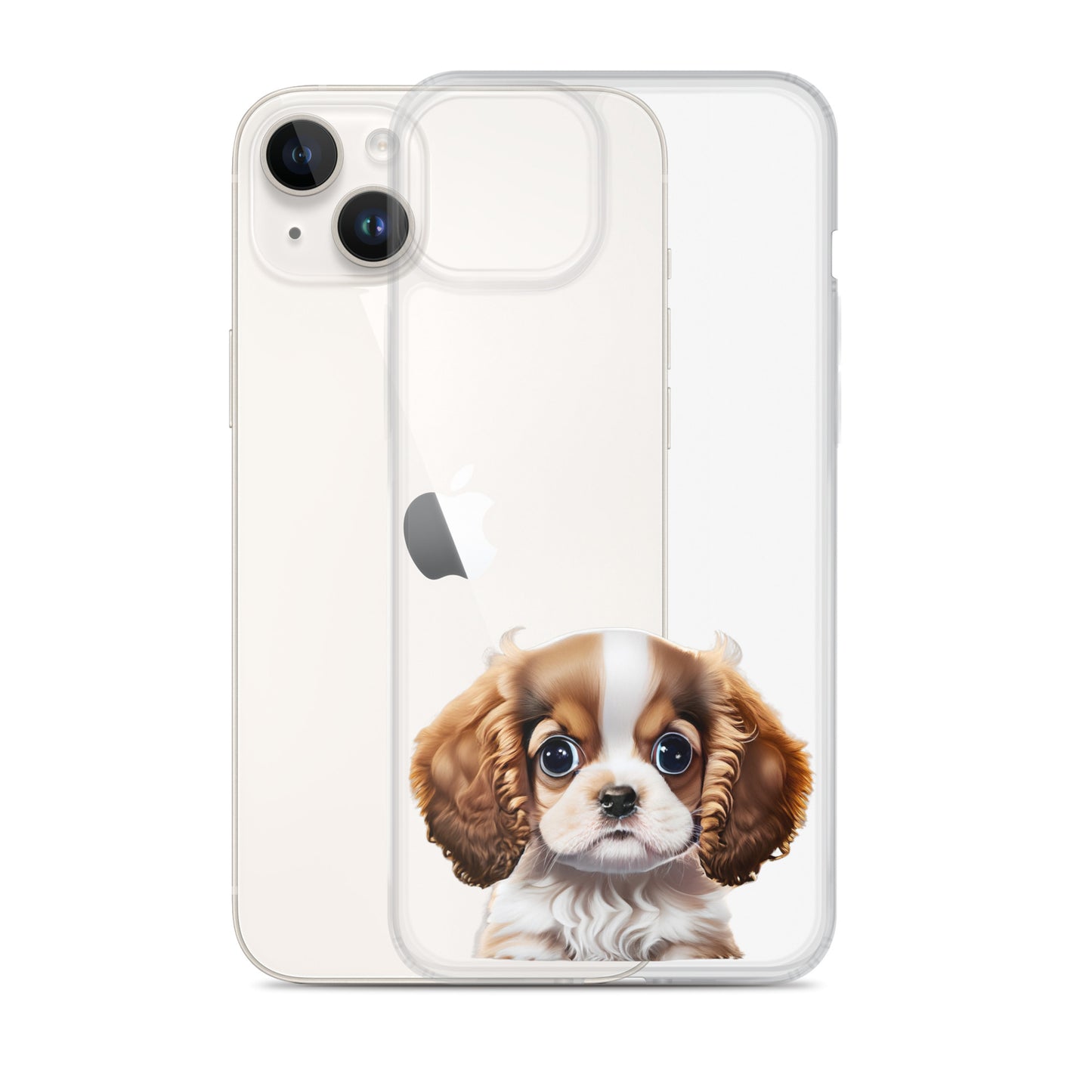 Clear Case for iPhone® Cavelier King Charles Spaniel Puppy