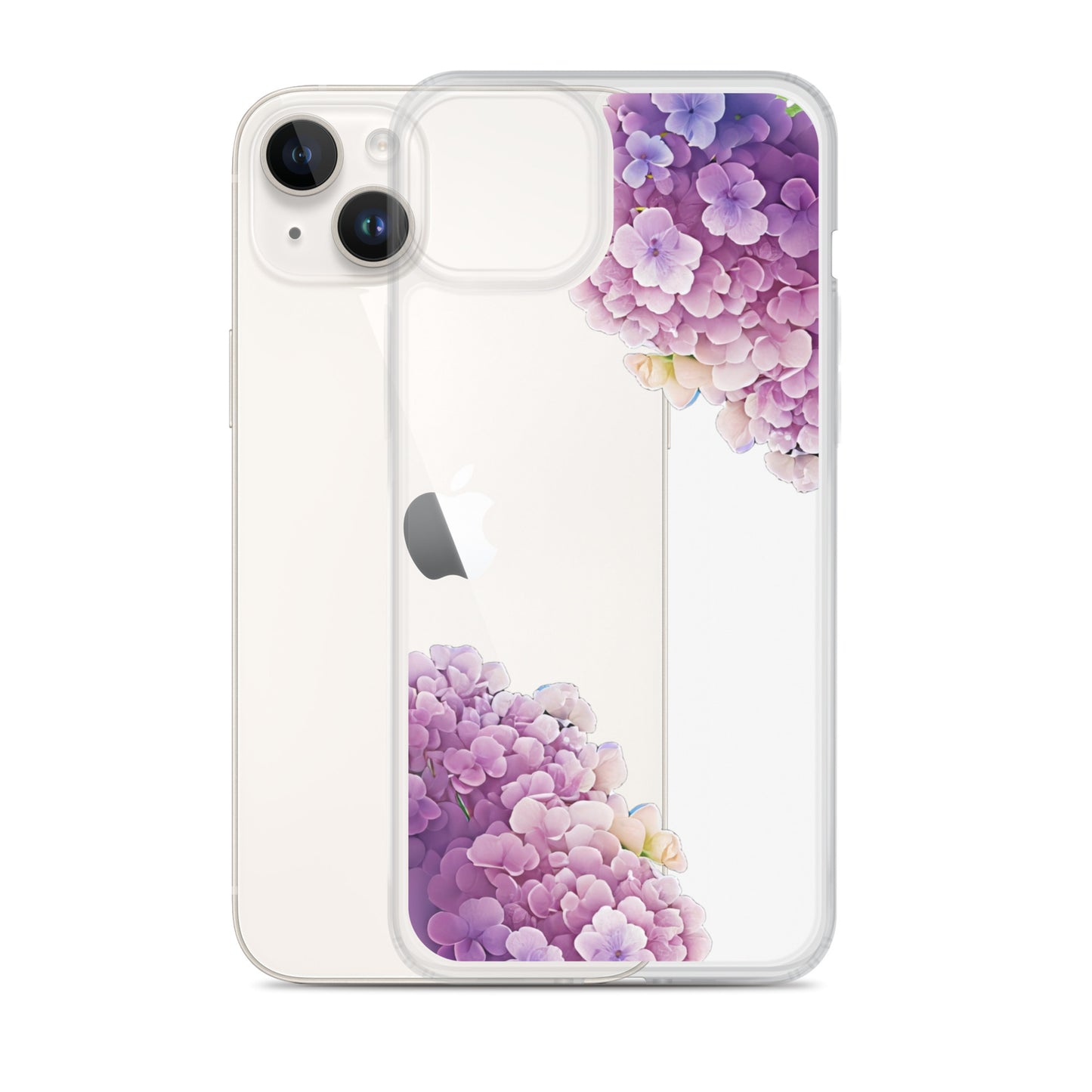 Clear Case for iPhone® : Hydrangea