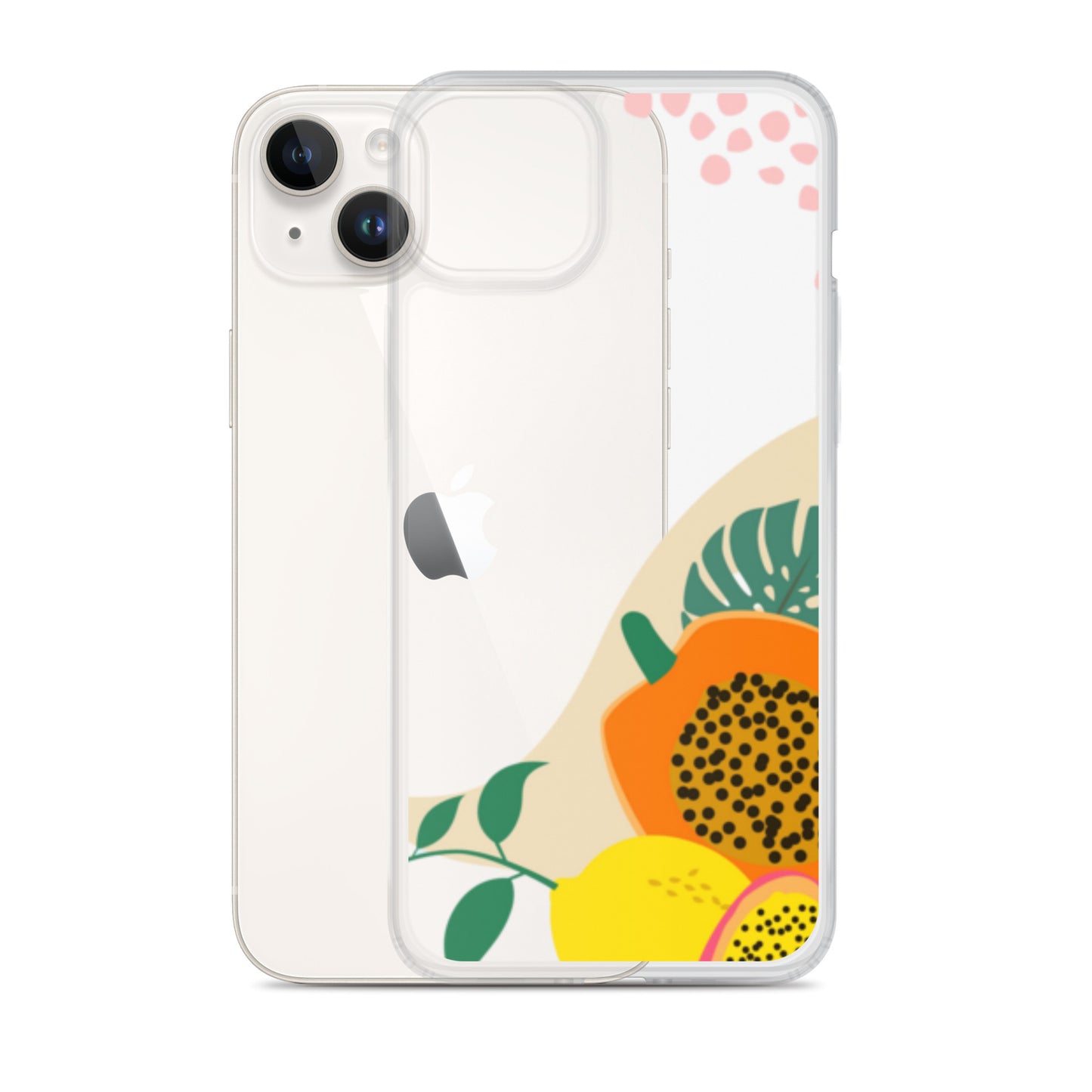 Clear Case for iPhone® Fruity