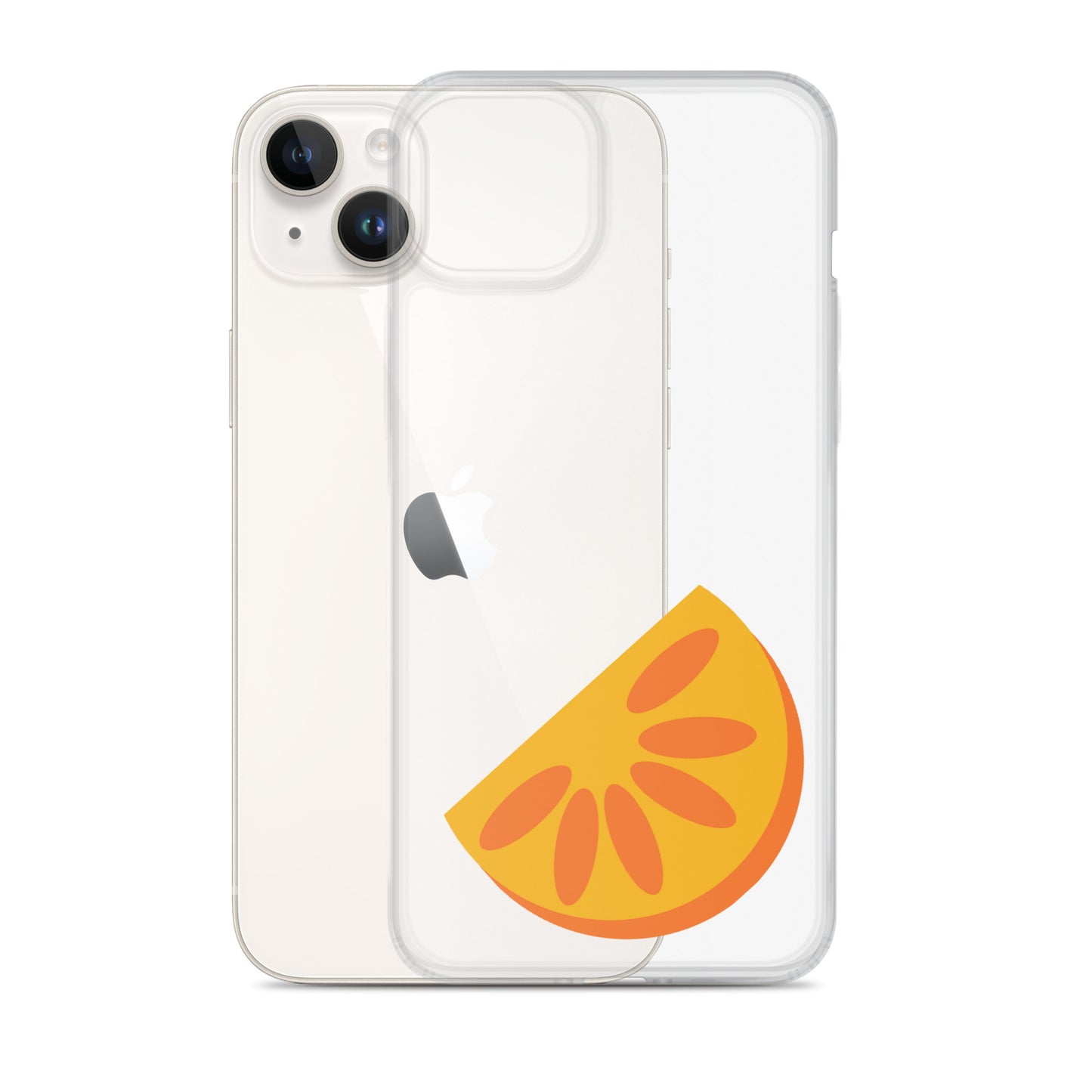 Clear Case for iPhone® Orange