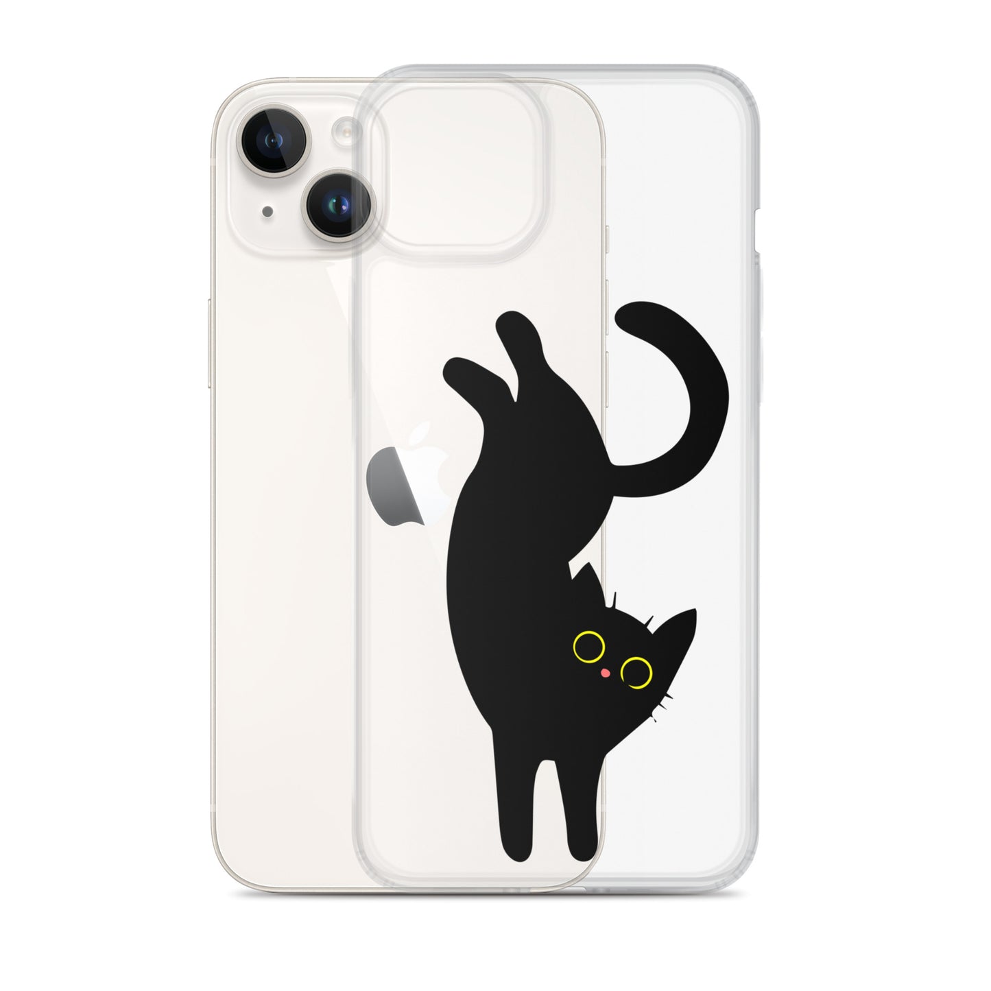 Clear Case for iPhone® Playful Cat