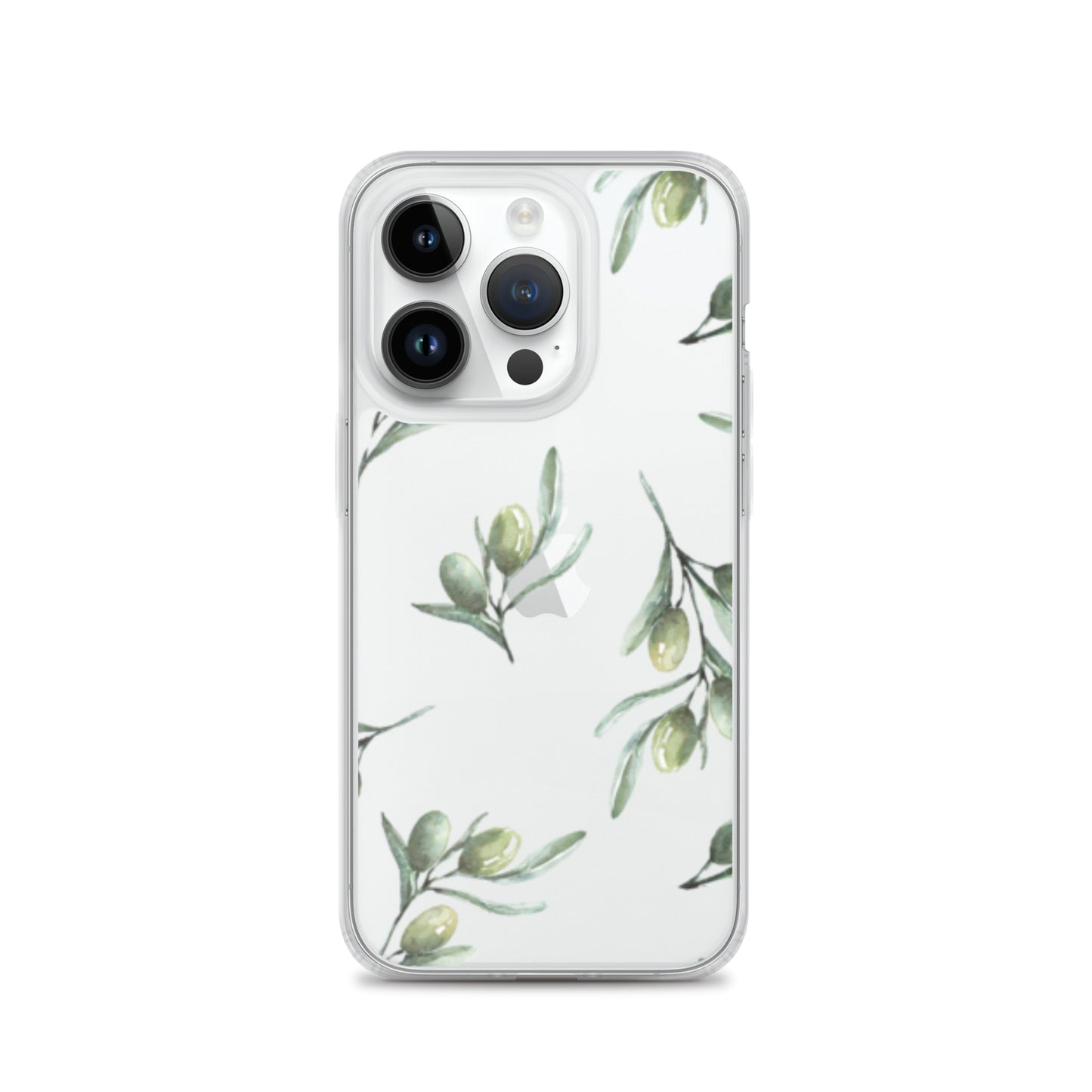 Clear Case for iPhone® Olive Branch