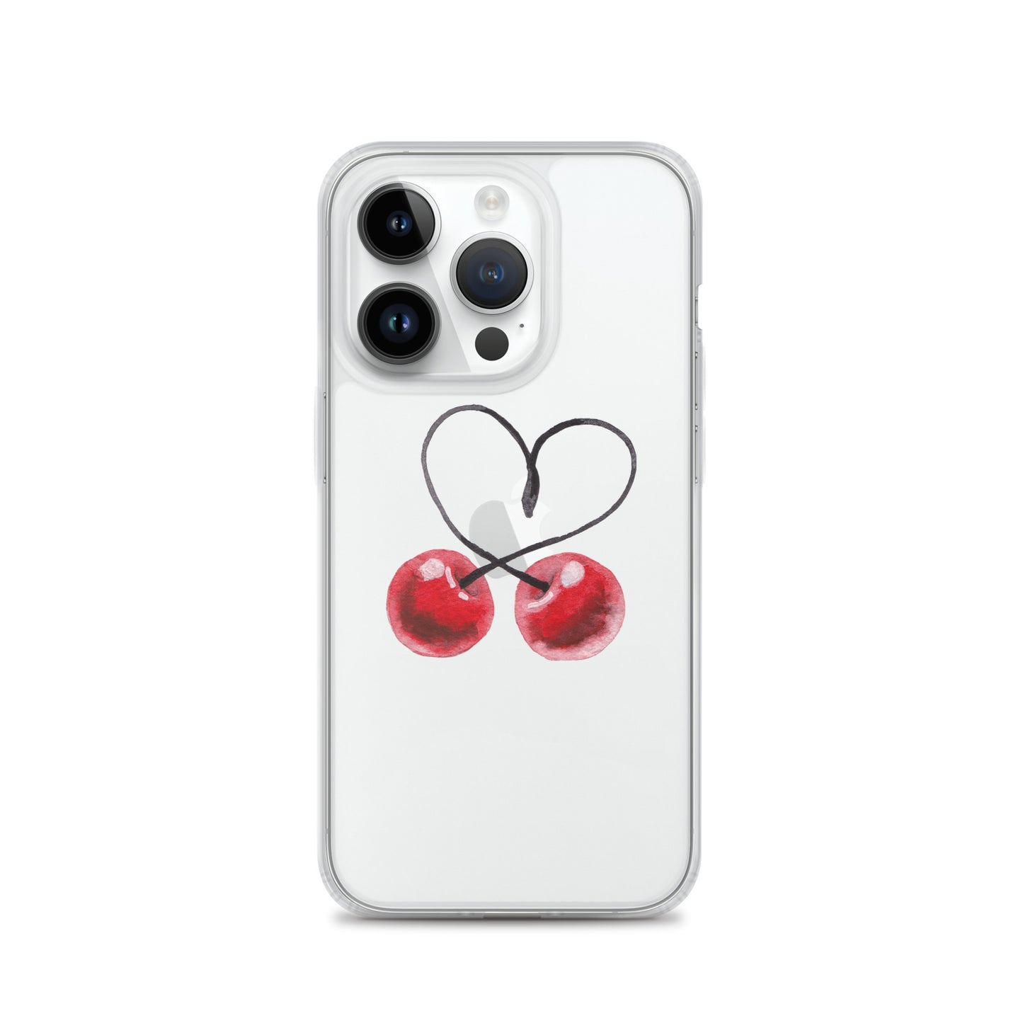 Clear Case for iPhone® Cherry Love