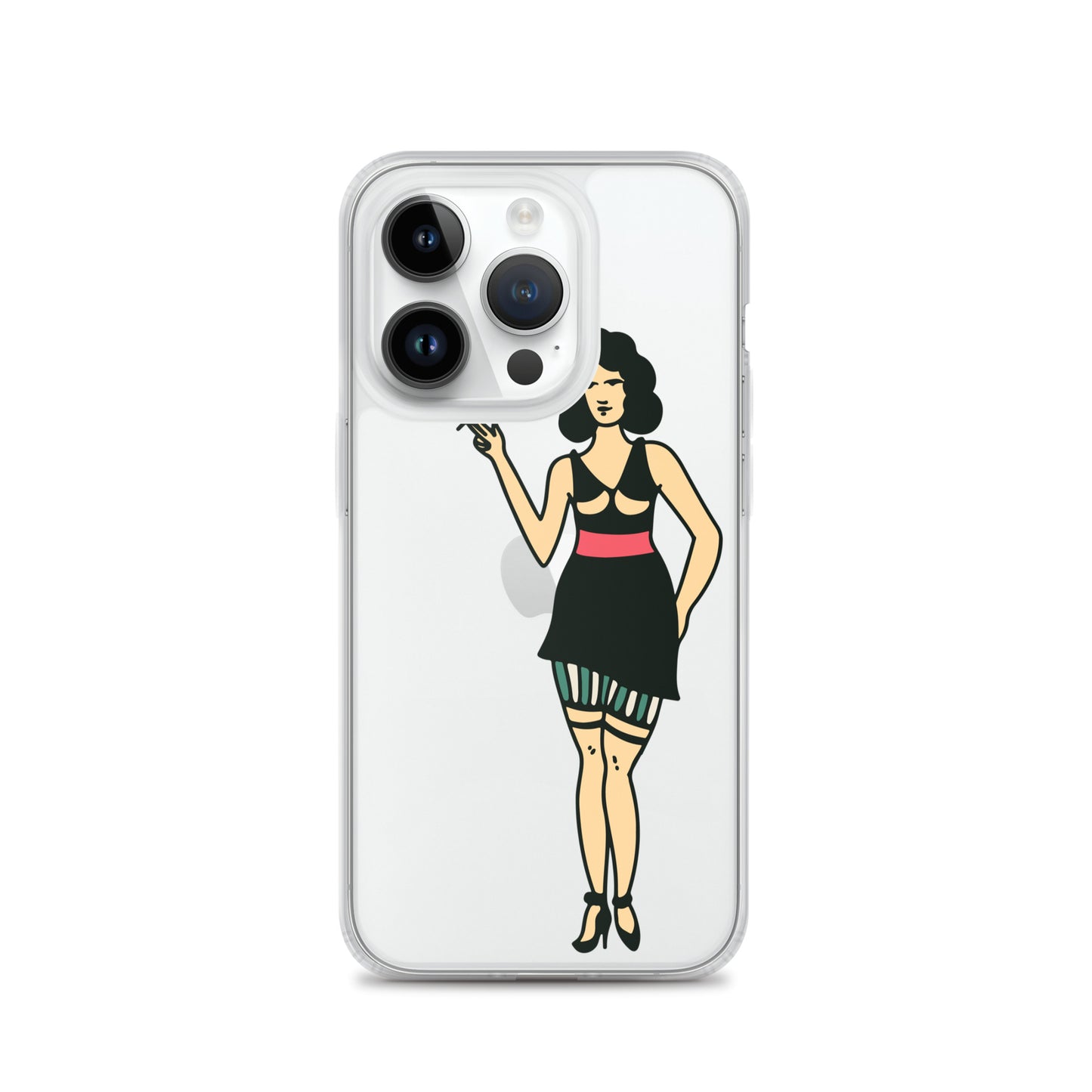 Clear Case for iPhone® Tattoo Woman 2