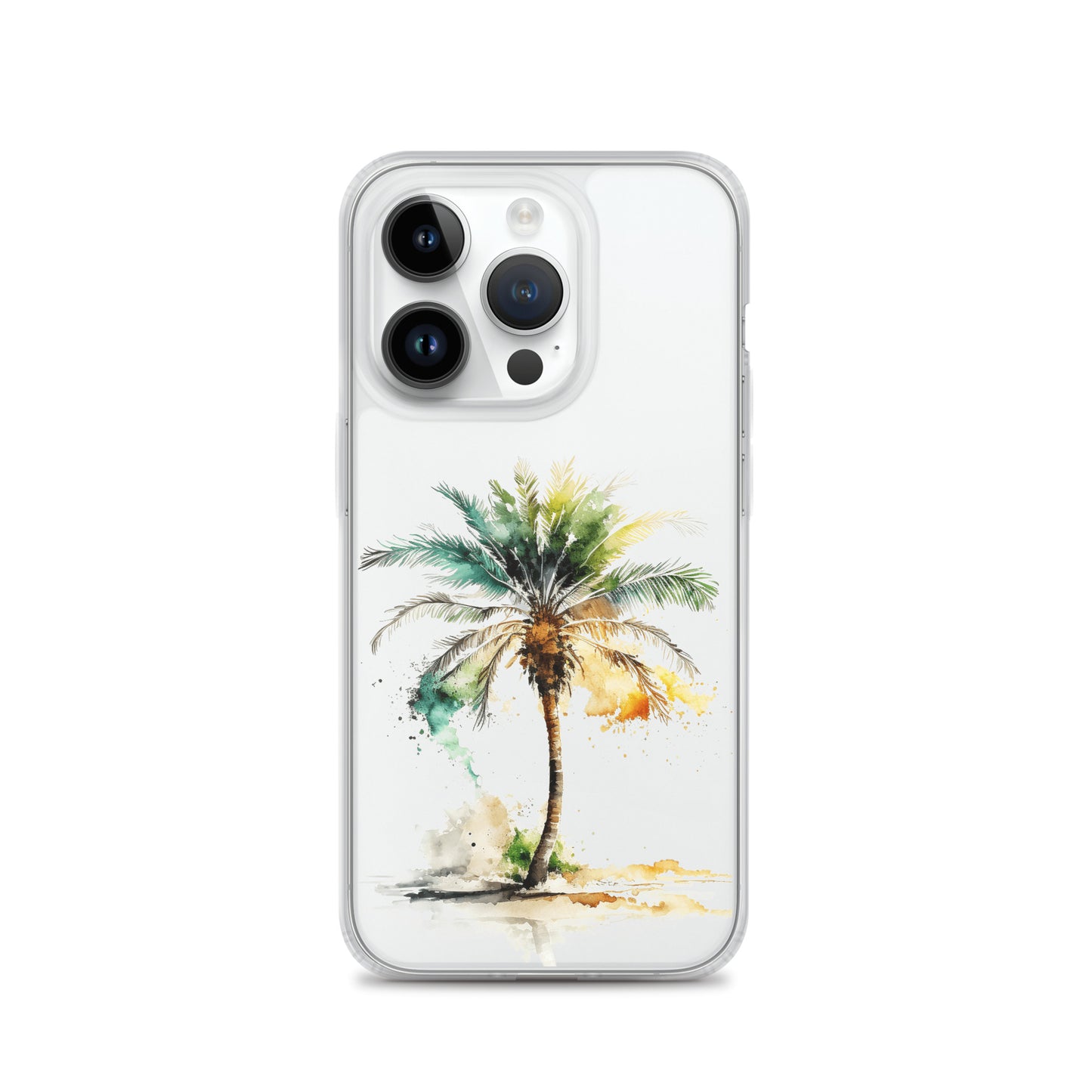 Clear Case for iPhone® Palm Tree