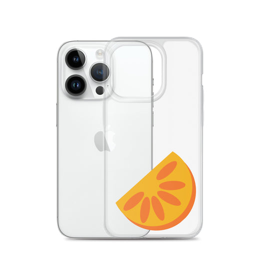 Clear Case for iPhone® Orange