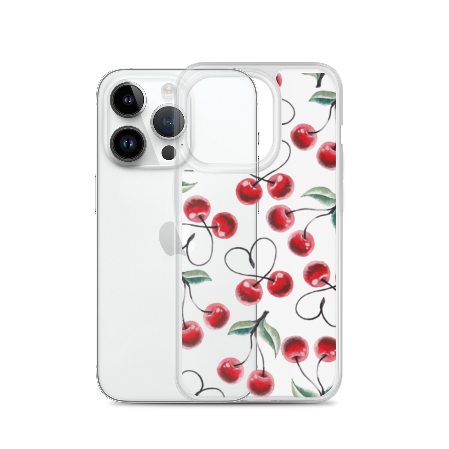 Clear Case for iPhone® Cherry Lots of Love