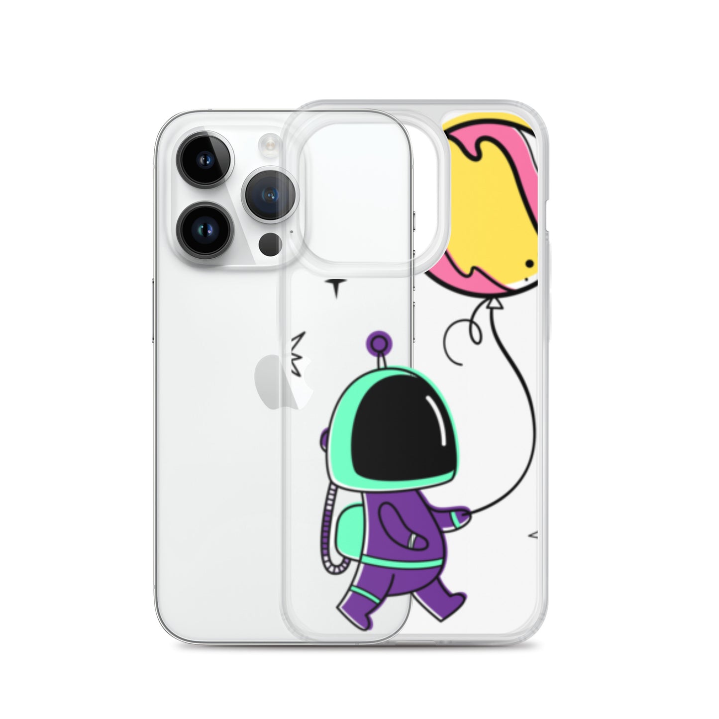 Clear Case for iPhone® Astronaut