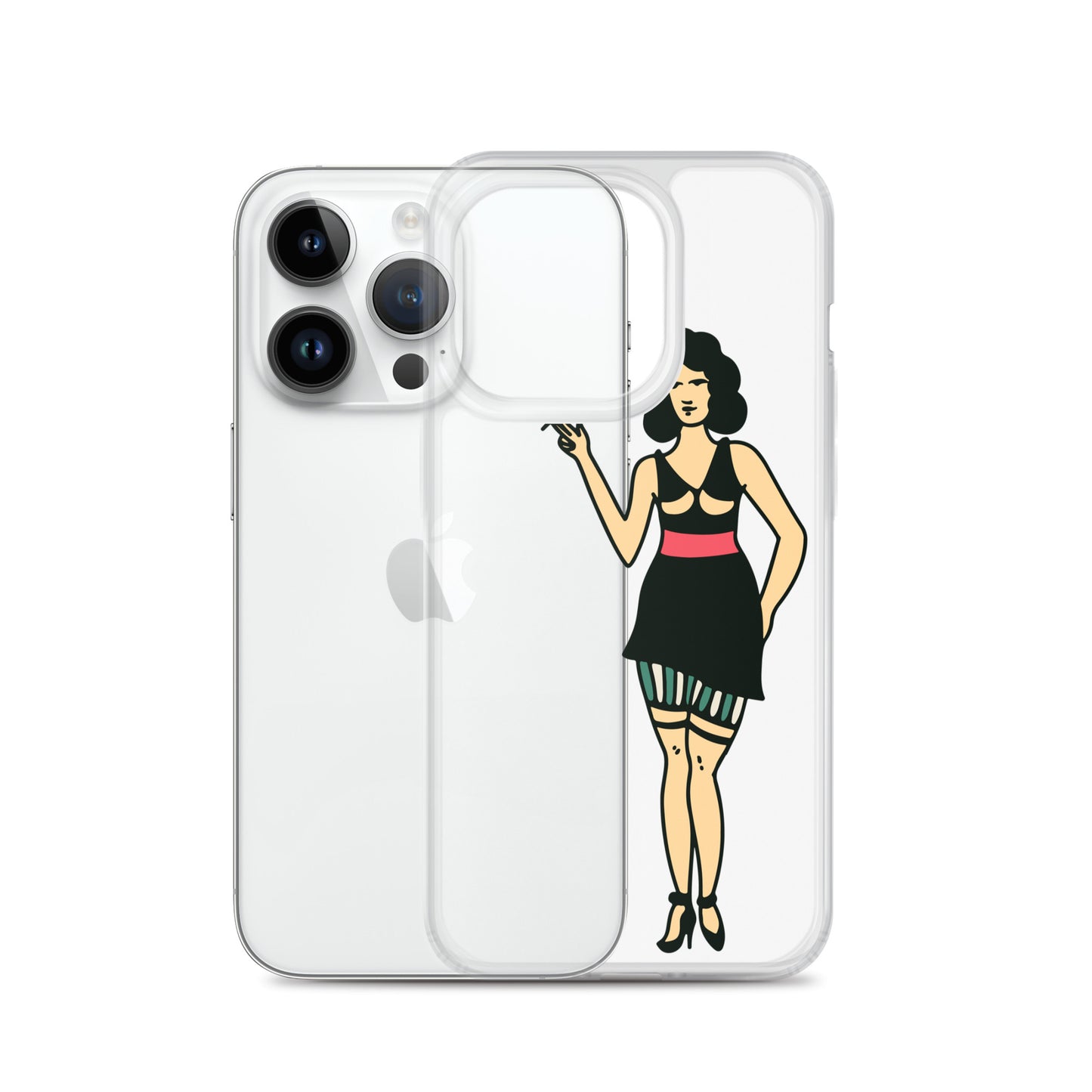 Clear Case for iPhone® Tattoo Woman 2