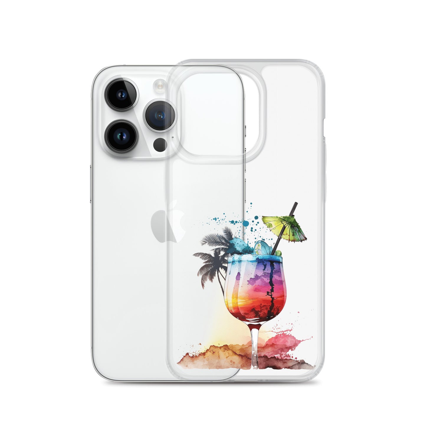 Clear Case for iPhone® Tropical Drink