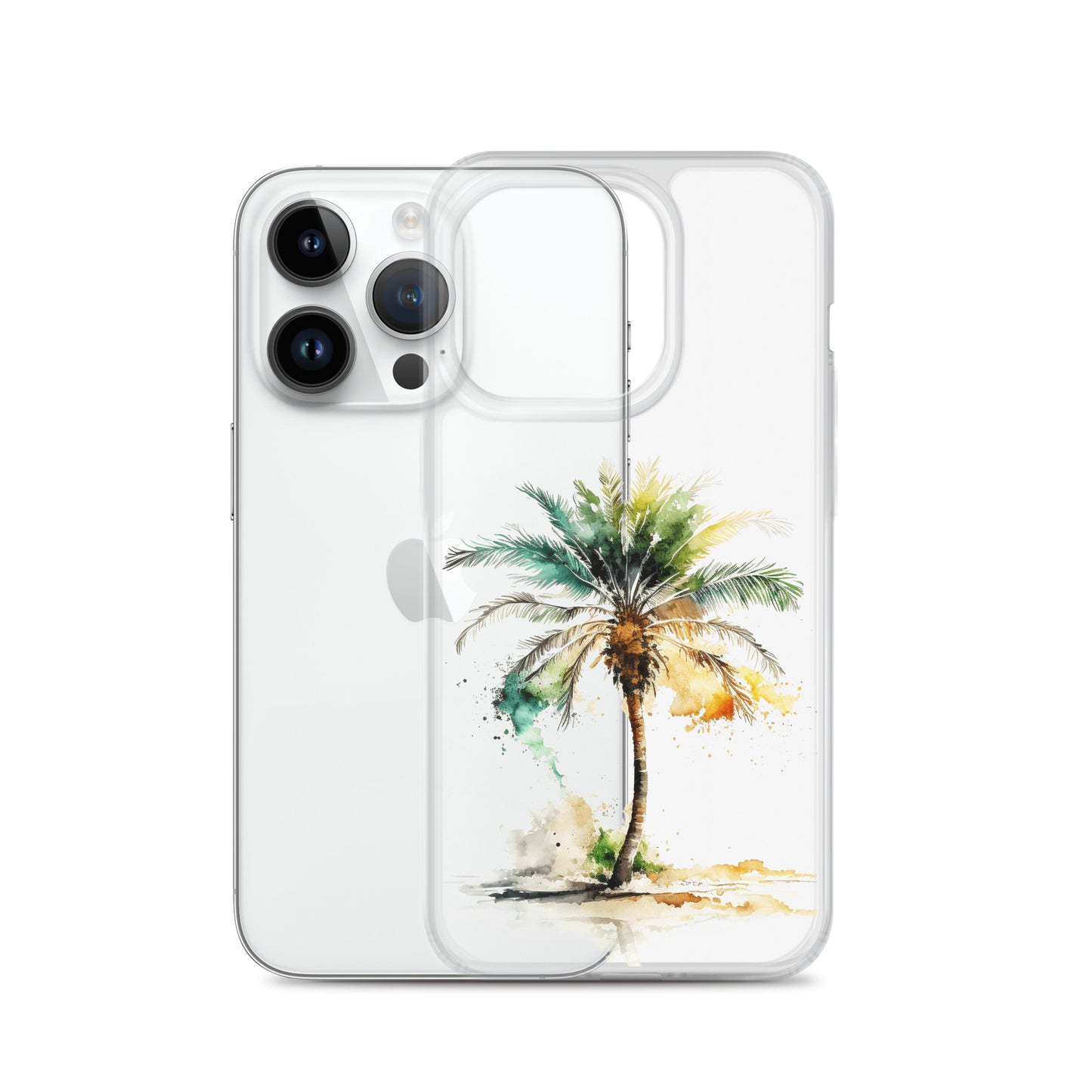 Clear Case for iPhone® Palm Tree