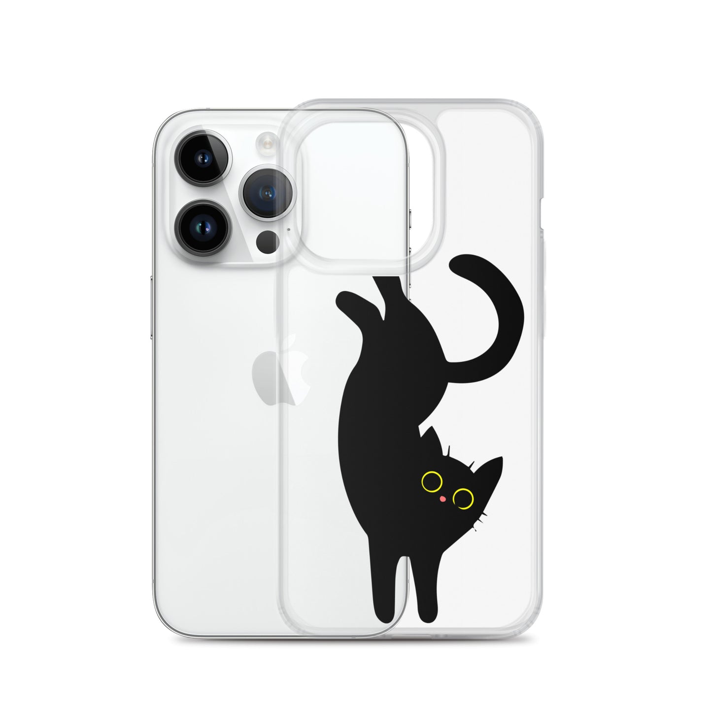 Clear Case for iPhone® Playful Cat
