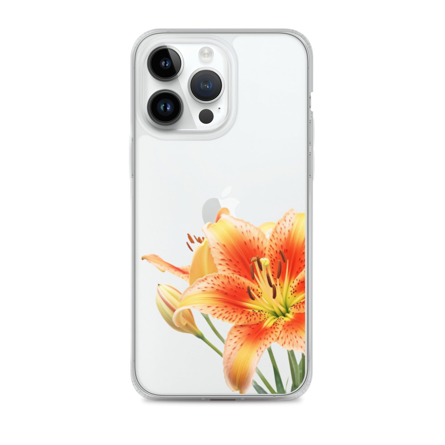 Clear Case for iPhone® Orange Lily