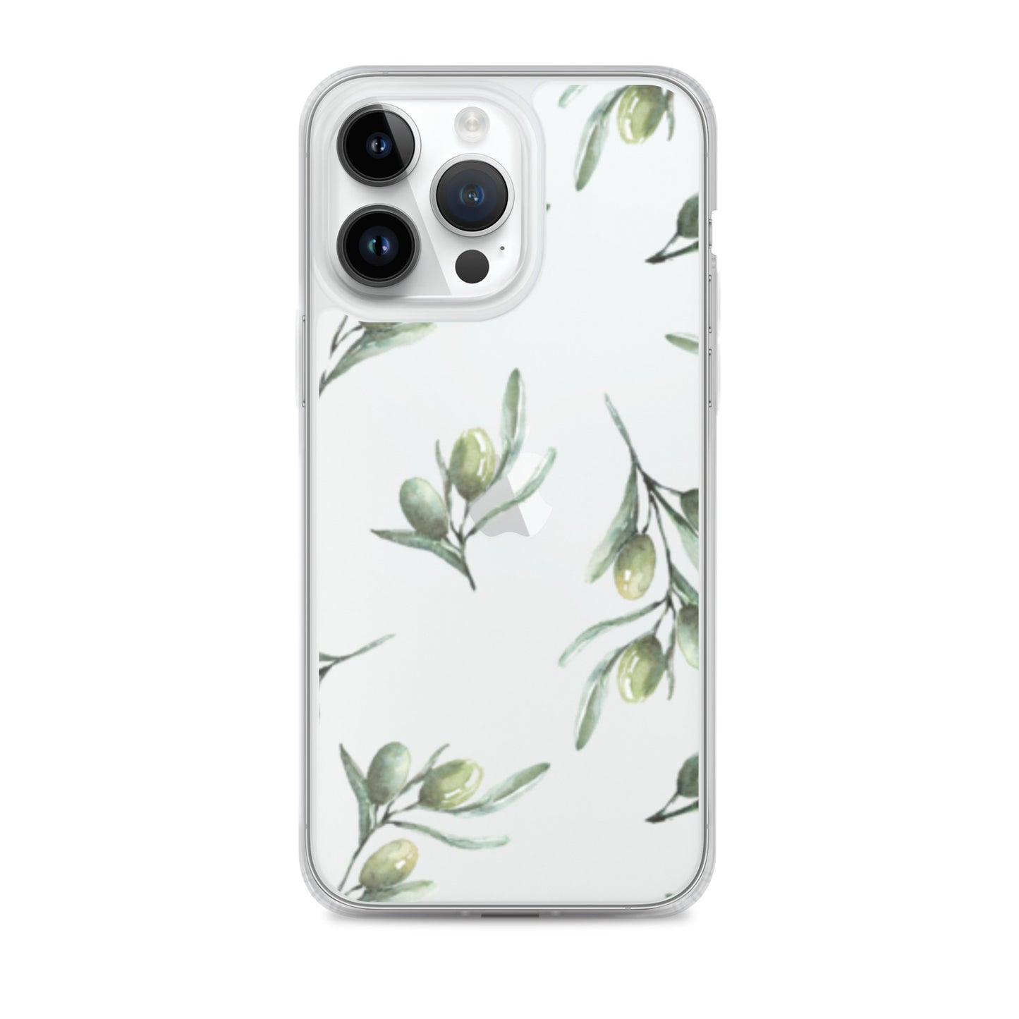 Clear Case for iPhone® Olive Branch