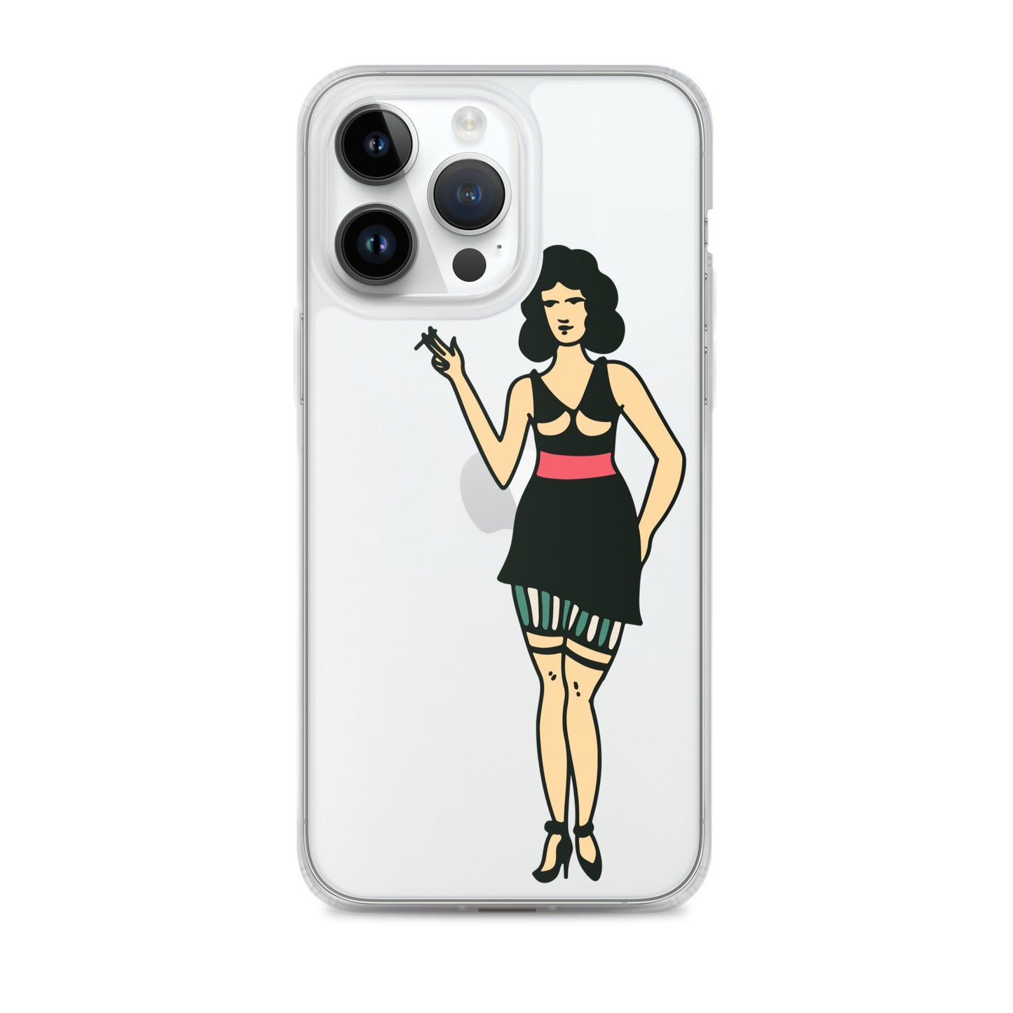 Clear Case for iPhone® Tattoo Woman 2