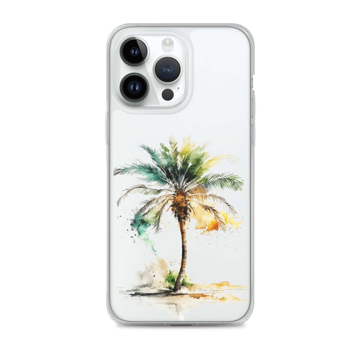 Clear Case for iPhone® Palm Tree