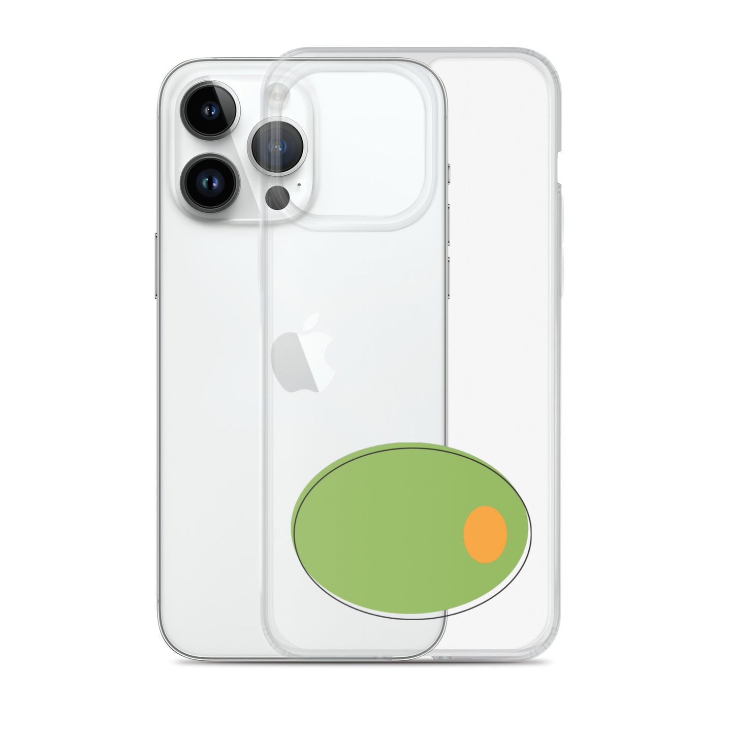 Clear Case for iPhone® Olive