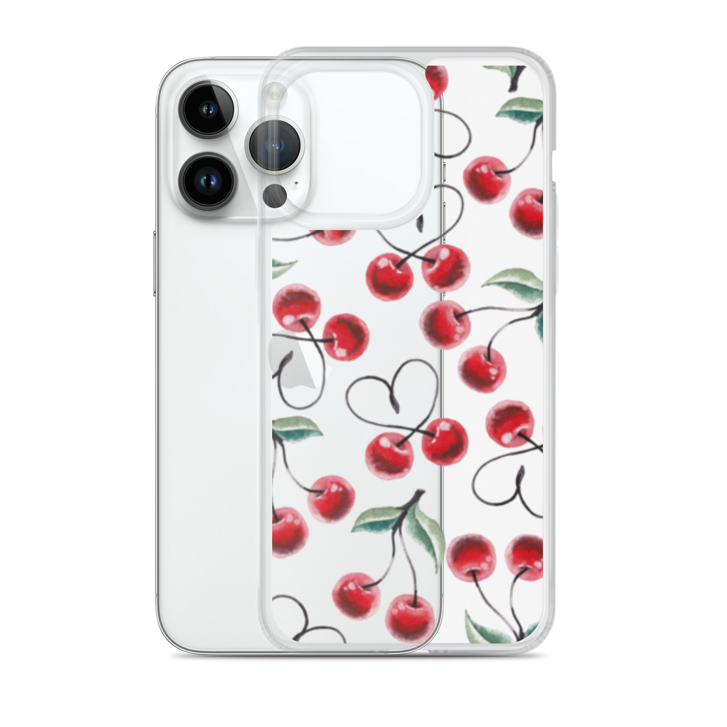 Clear Case for iPhone® Cherry Lots of Love