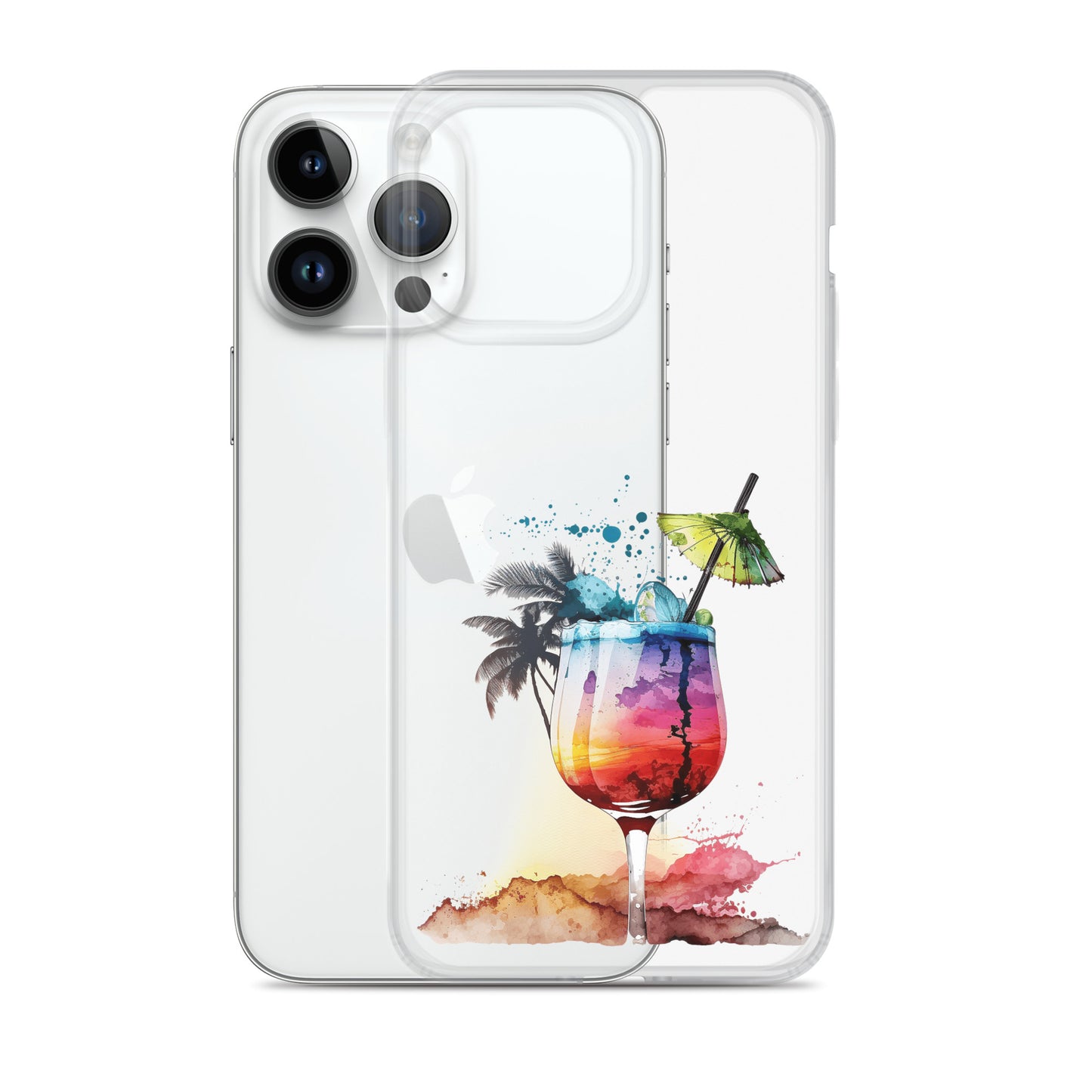 Clear Case for iPhone® Tropical Drink