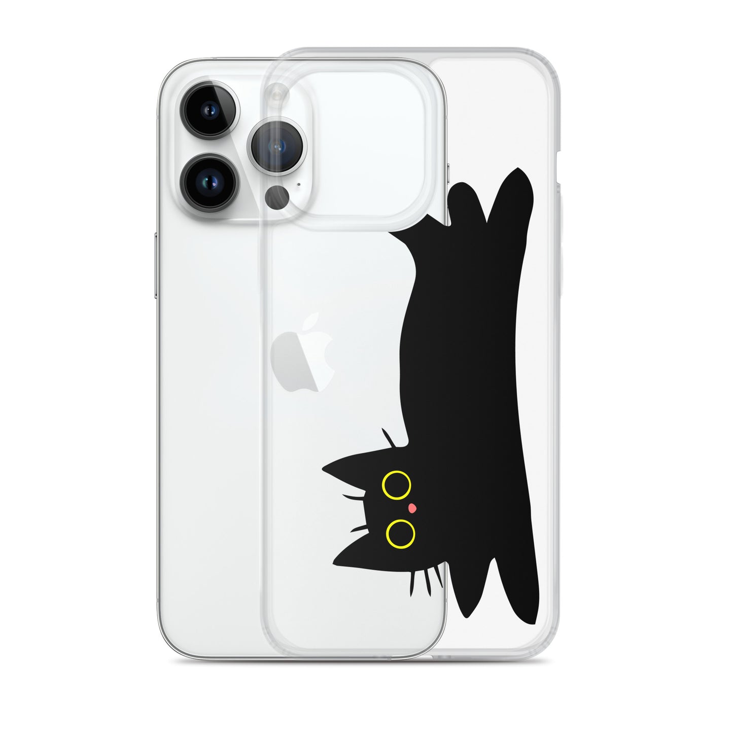 Clear Case for iPhone® Black Cat