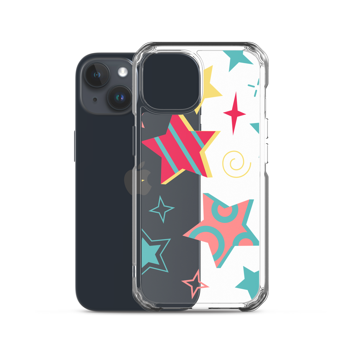 Clear Case for iPhone® 90's Stars