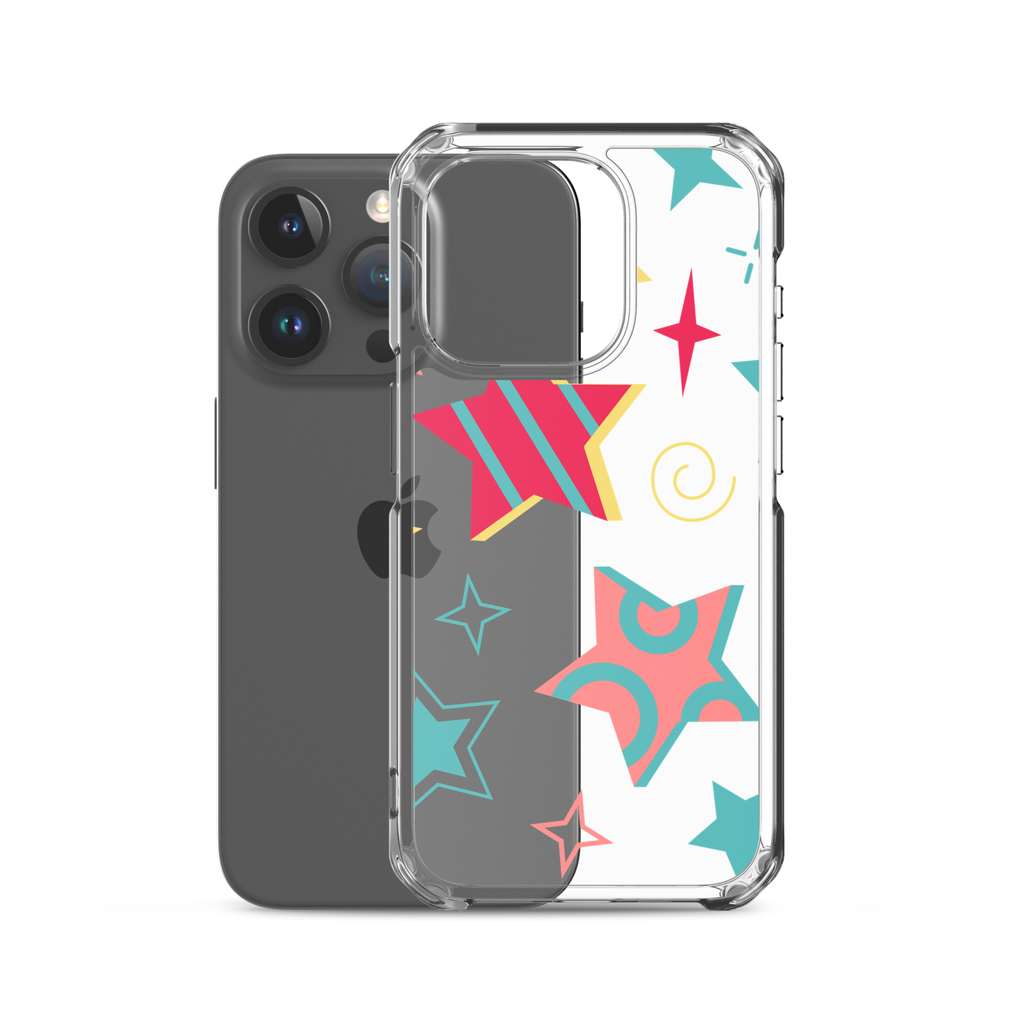 Clear Case for iPhone® 90's Stars