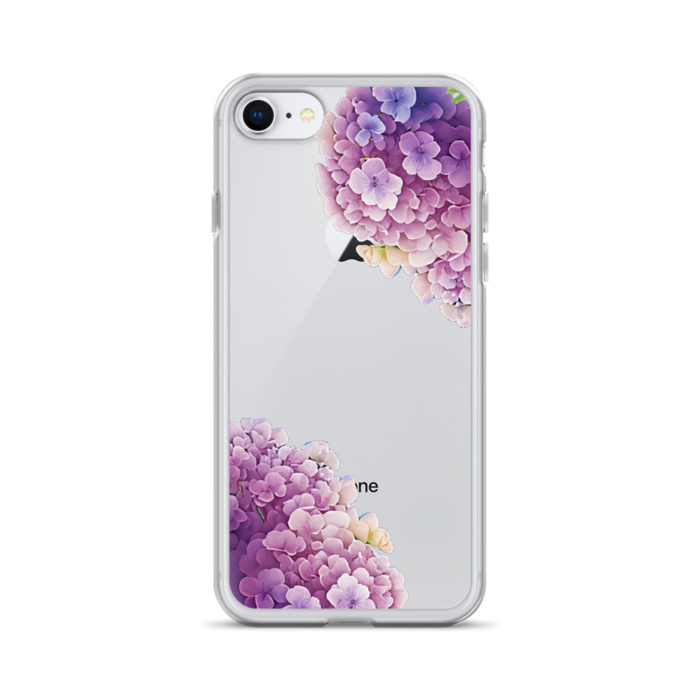 Clear Case for iPhone® : Hydrangea