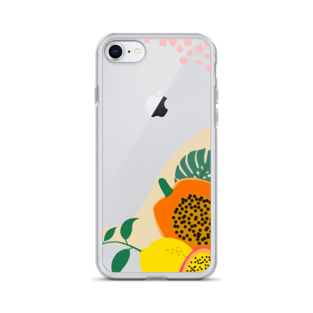 Clear Case for iPhone® Fruity