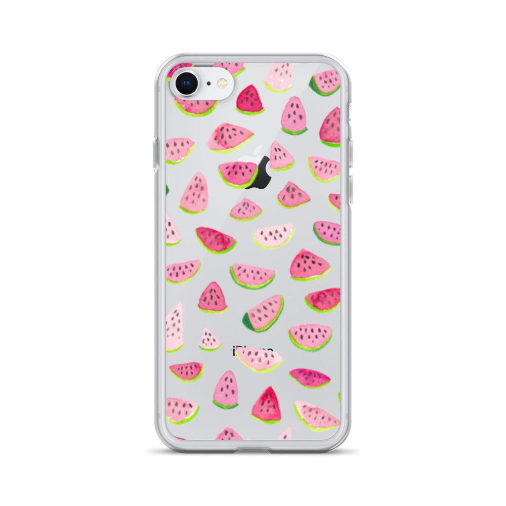 Clear Case for iPhone® Watermelon