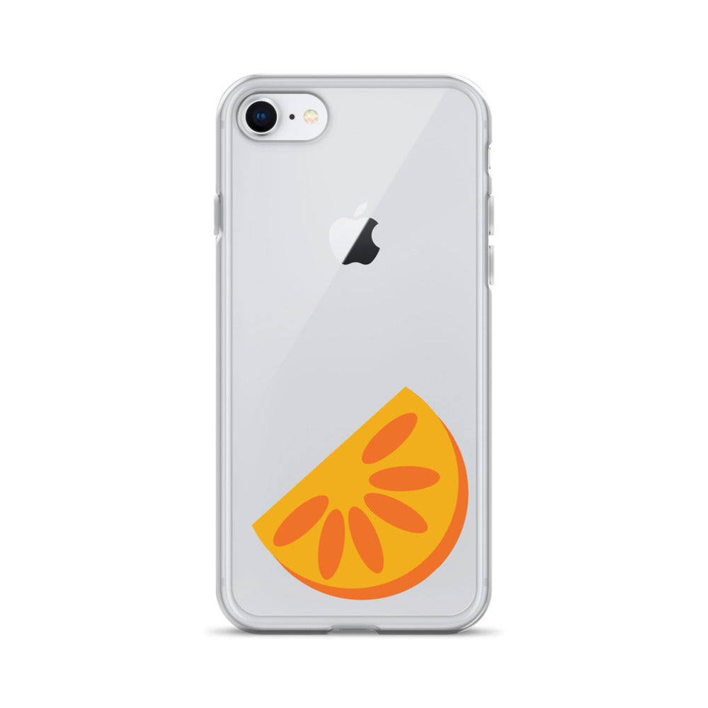 Clear Case for iPhone® Orange