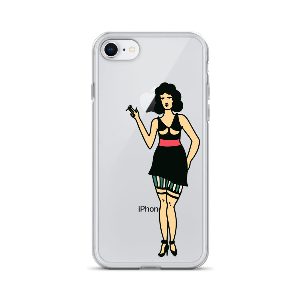 Clear Case for iPhone® Tattoo Woman 2