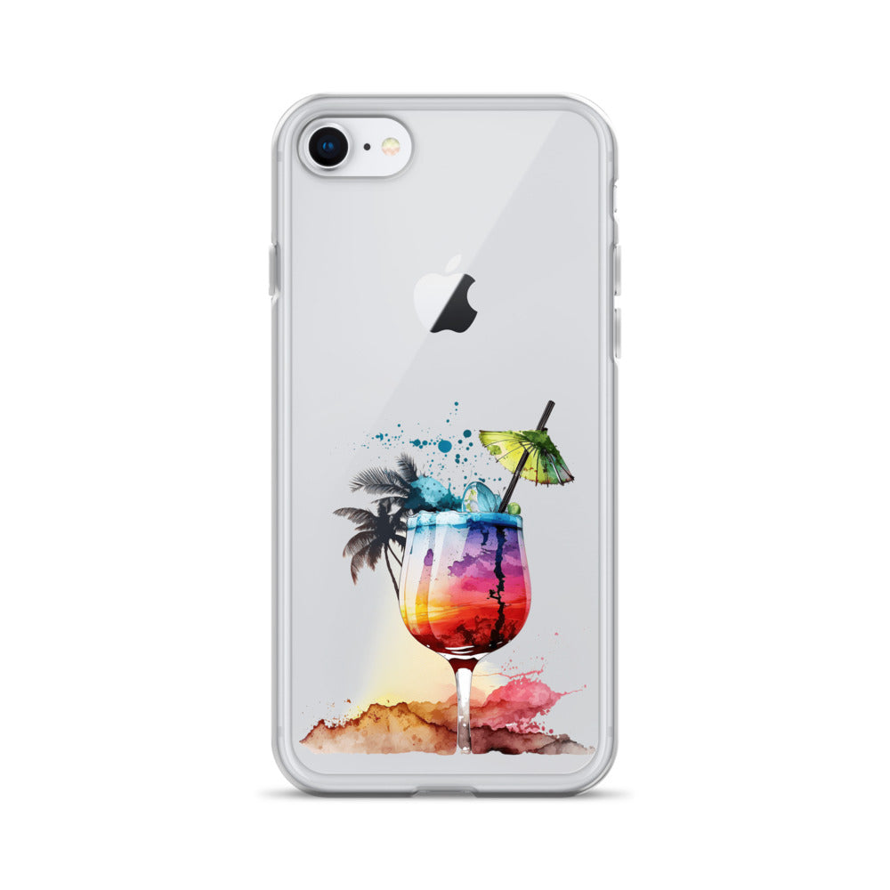 Clear Case for iPhone® Tropical Drink