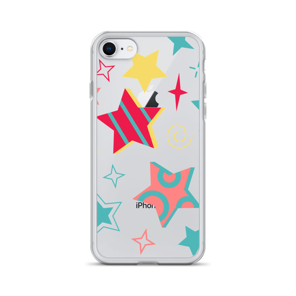 Clear Case for iPhone® 90's Stars