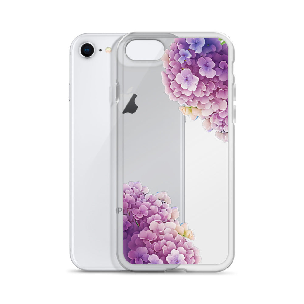 Clear Case for iPhone® : Hydrangea