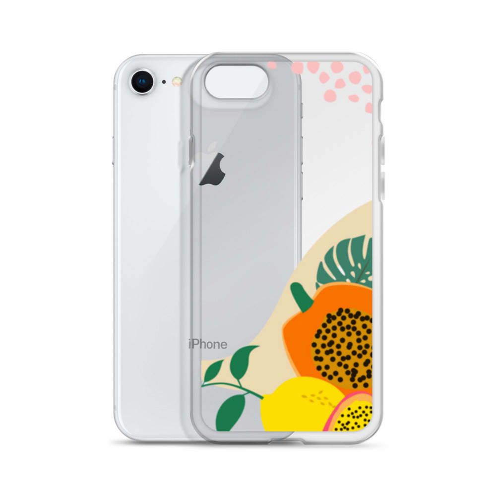 Clear Case for iPhone® Fruity