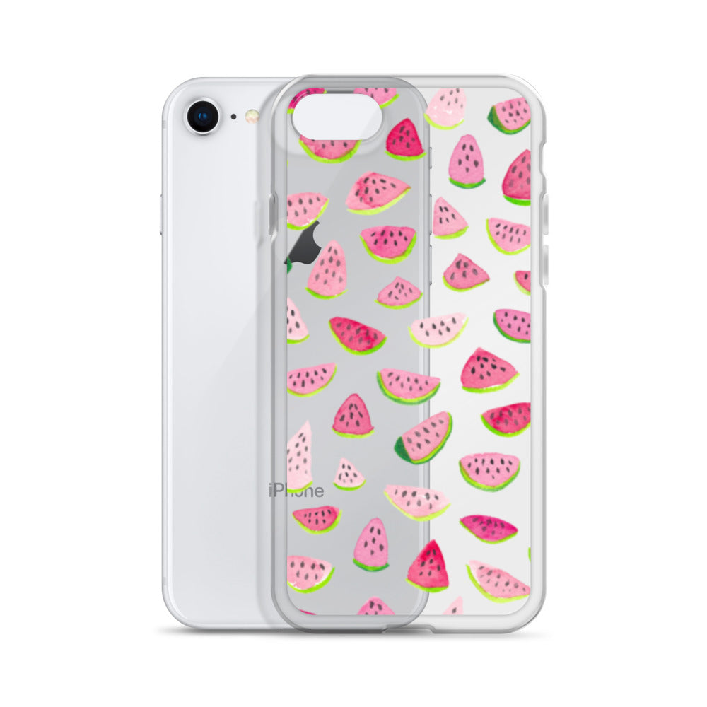 Clear Case for iPhone® Watermelon