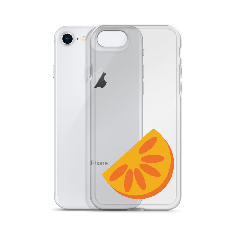 Clear Case for iPhone® Orange