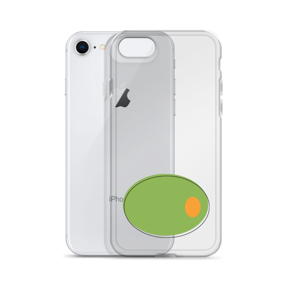 Clear Case for iPhone® Olive