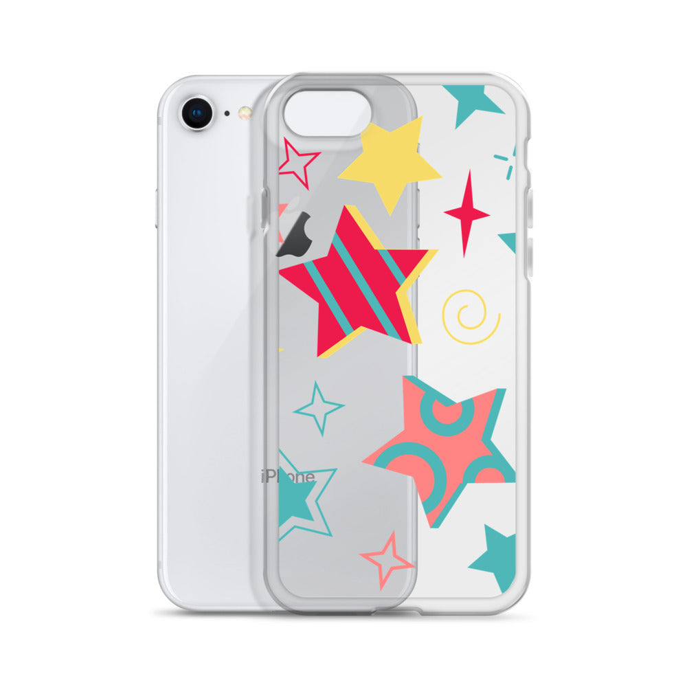 Clear Case for iPhone® 90's Stars