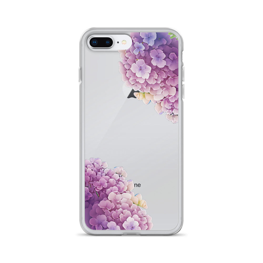 Clear Case for iPhone® : Hydrangea