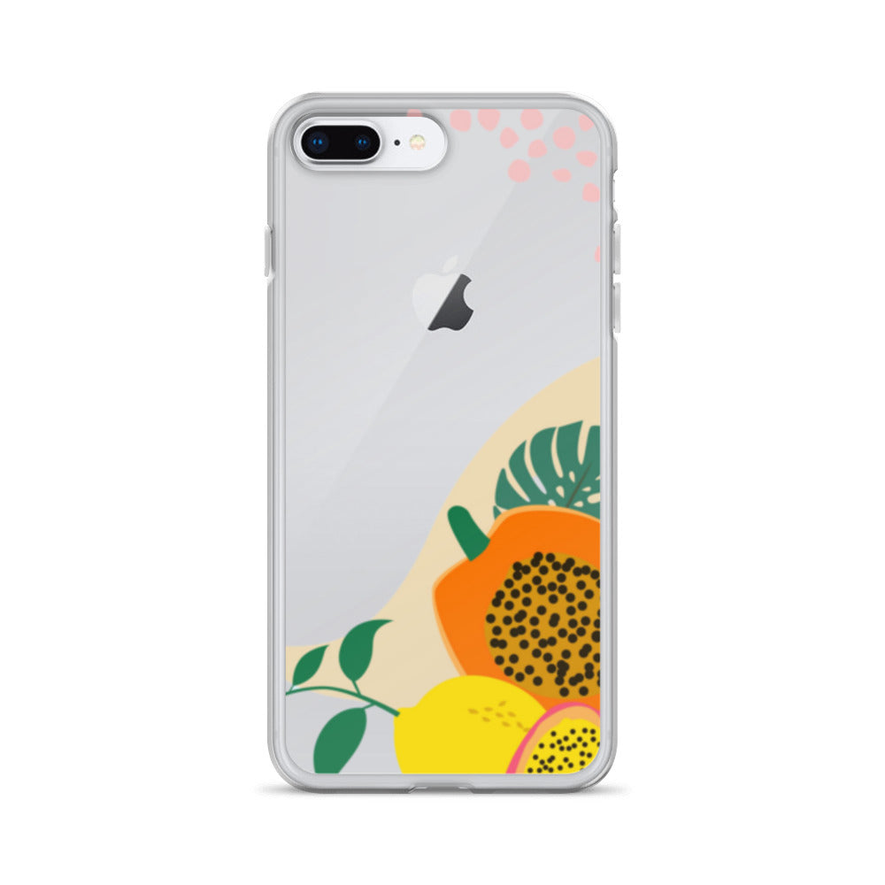 Clear Case for iPhone® Fruity