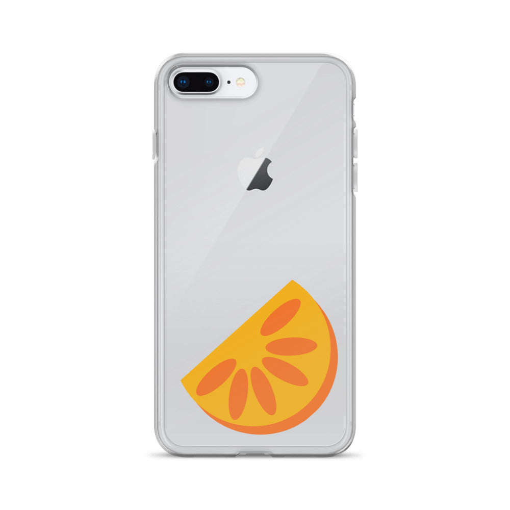 Clear Case for iPhone® Orange