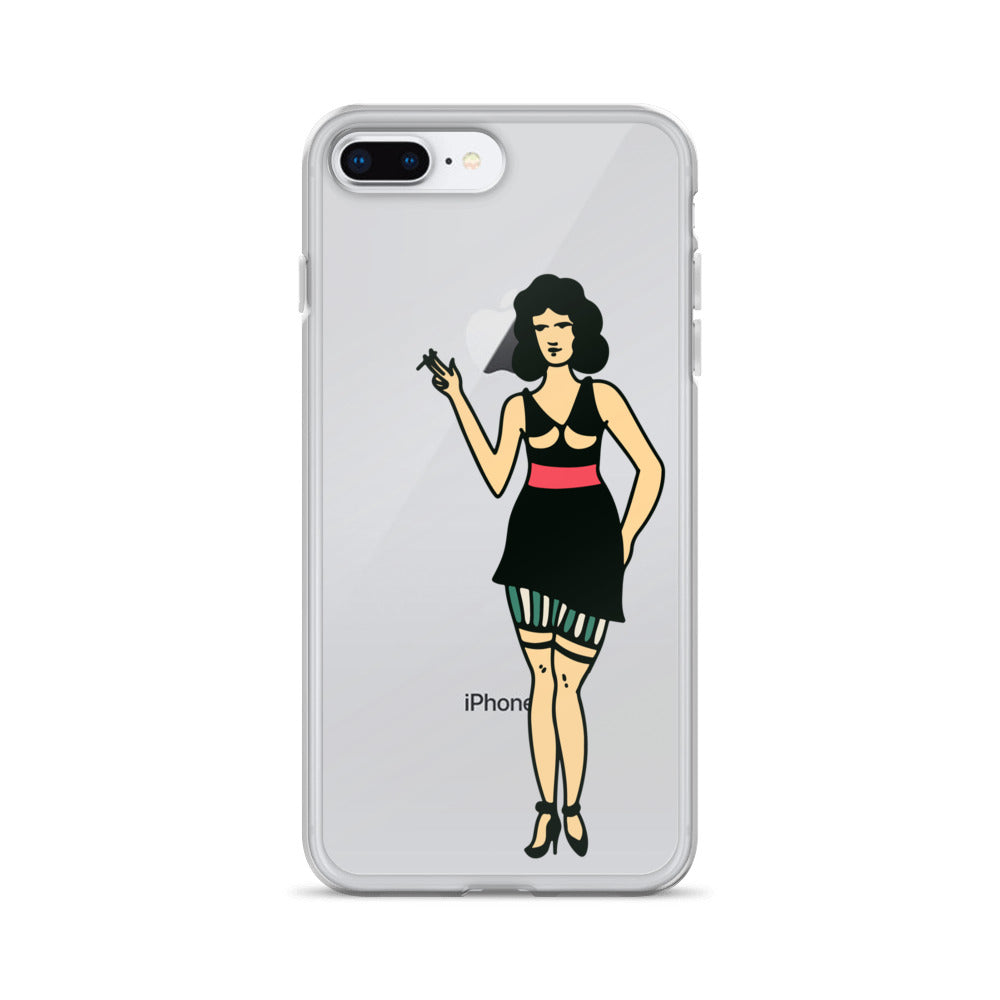 Clear Case for iPhone® Tattoo Woman 2