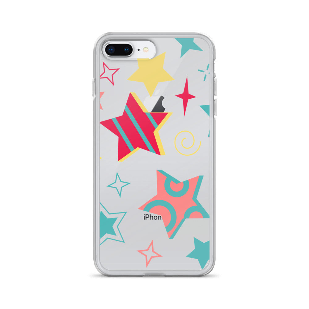 Clear Case for iPhone® 90's Stars