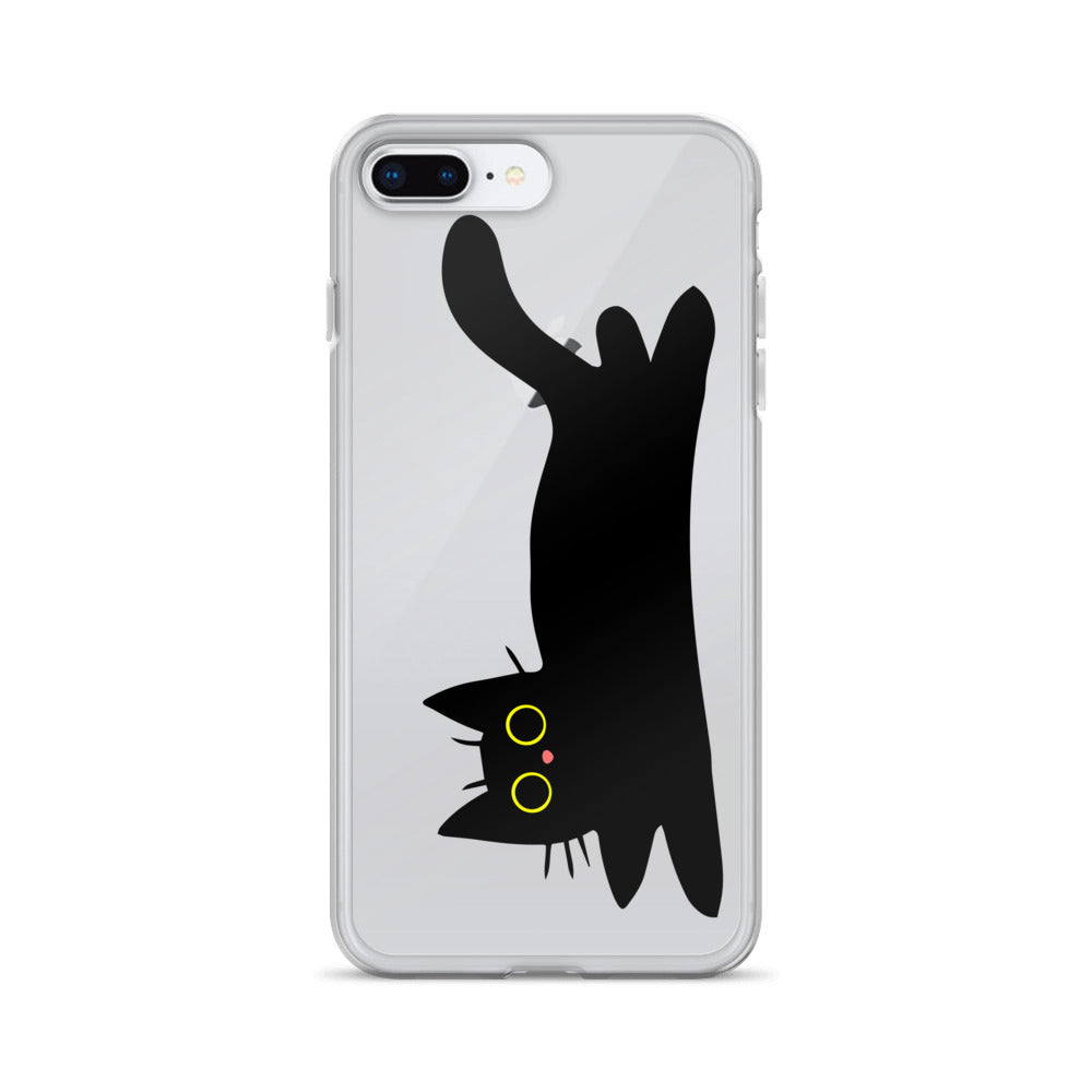 Clear Case for iPhone® Black Cat