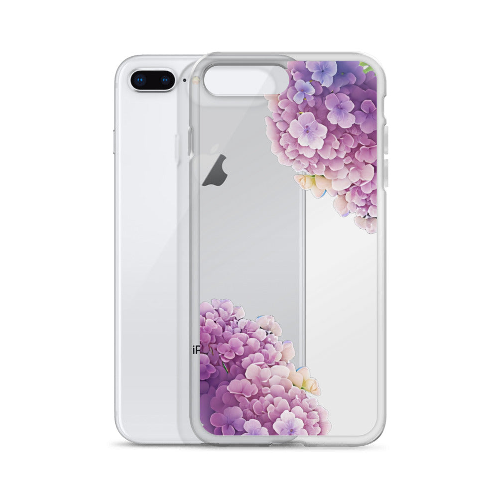 Clear Case for iPhone® : Hydrangea