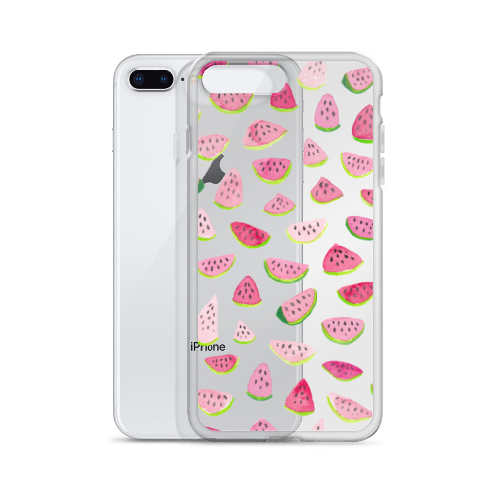 Clear Case for iPhone® Watermelon